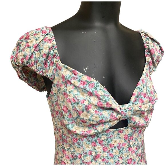 NEW ASTR Floral Print Sheath Dress Size Medium - Picture 2 of 6